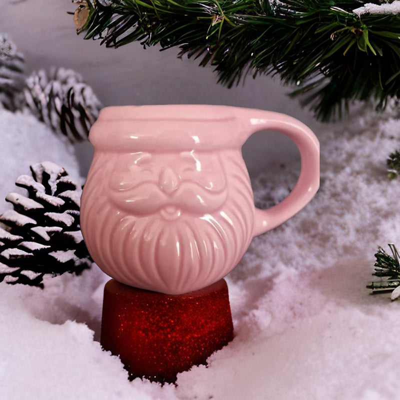 Caneca MerrySip - Papai noel Rosa