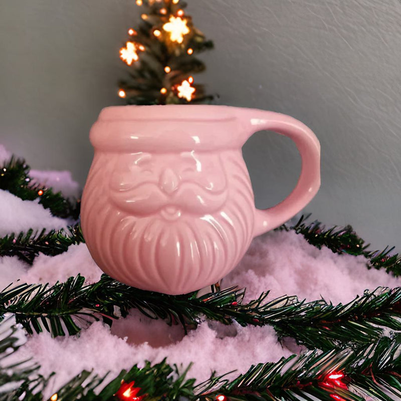 Caneca MerrySip - Papai noel Rosa