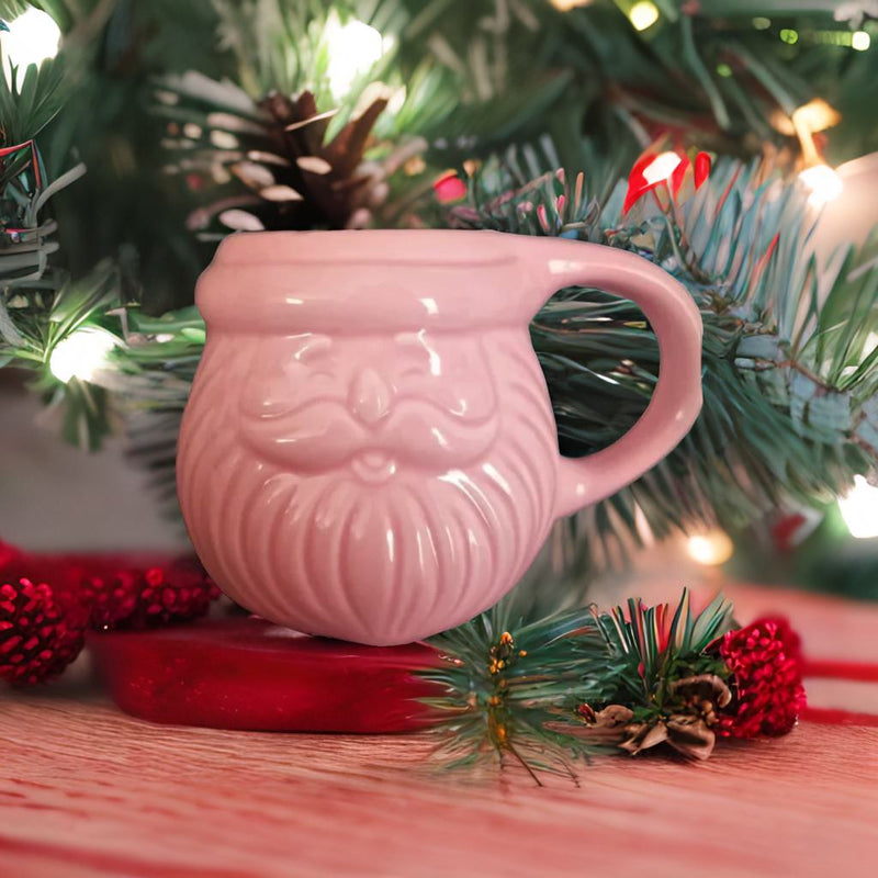 Caneca MerrySip - Papai noel Rosa