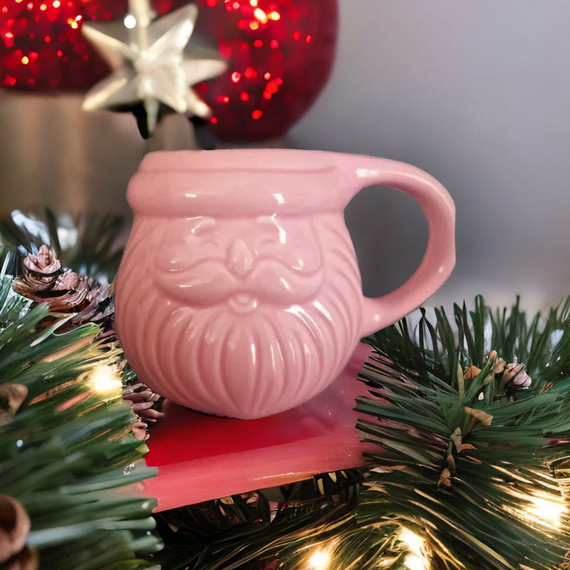 Caneca MerrySip - Papai noel Rosa