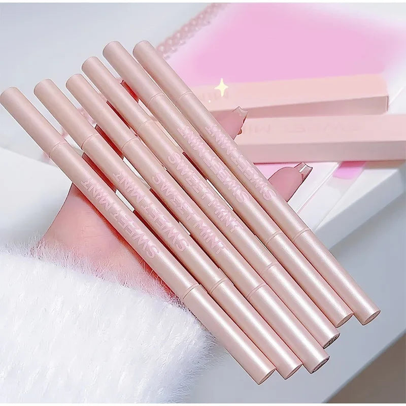 Mulitfuntional Double Ended Lying Silkworm Pencil Highlighter Makeup Pen Nude Liquid Contour Liner Eye Brightener Make Up Stick