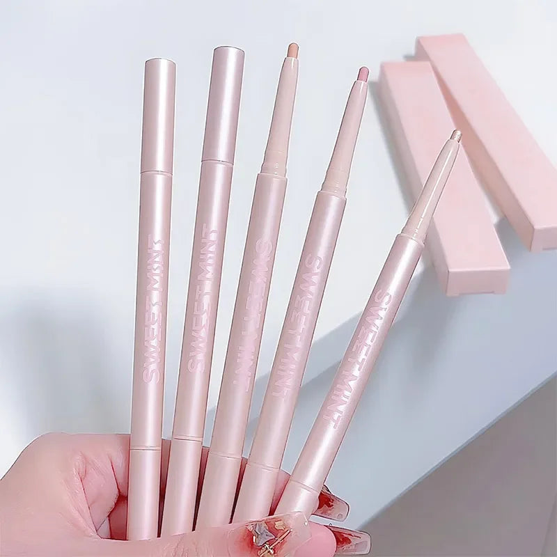 Mulitfuntional Double Ended Lying Silkworm Pencil Highlighter Makeup Pen Nude Liquid Contour Liner Eye Brightener Make Up Stick