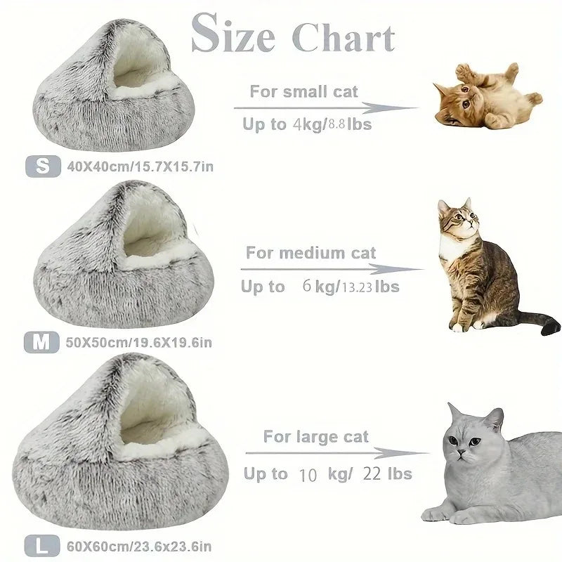 Cama de Pelúcia para Gato