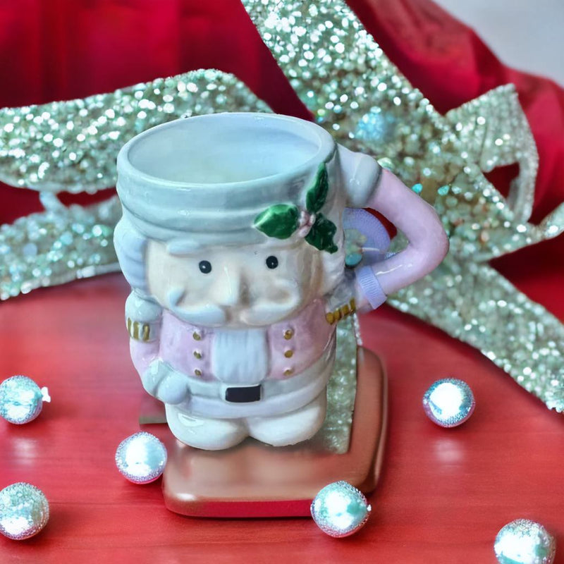 Caneca MerrySip - Papai noel Branco + Rosa 3.0